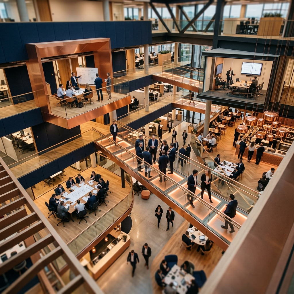Mission — collaborative workspace from above